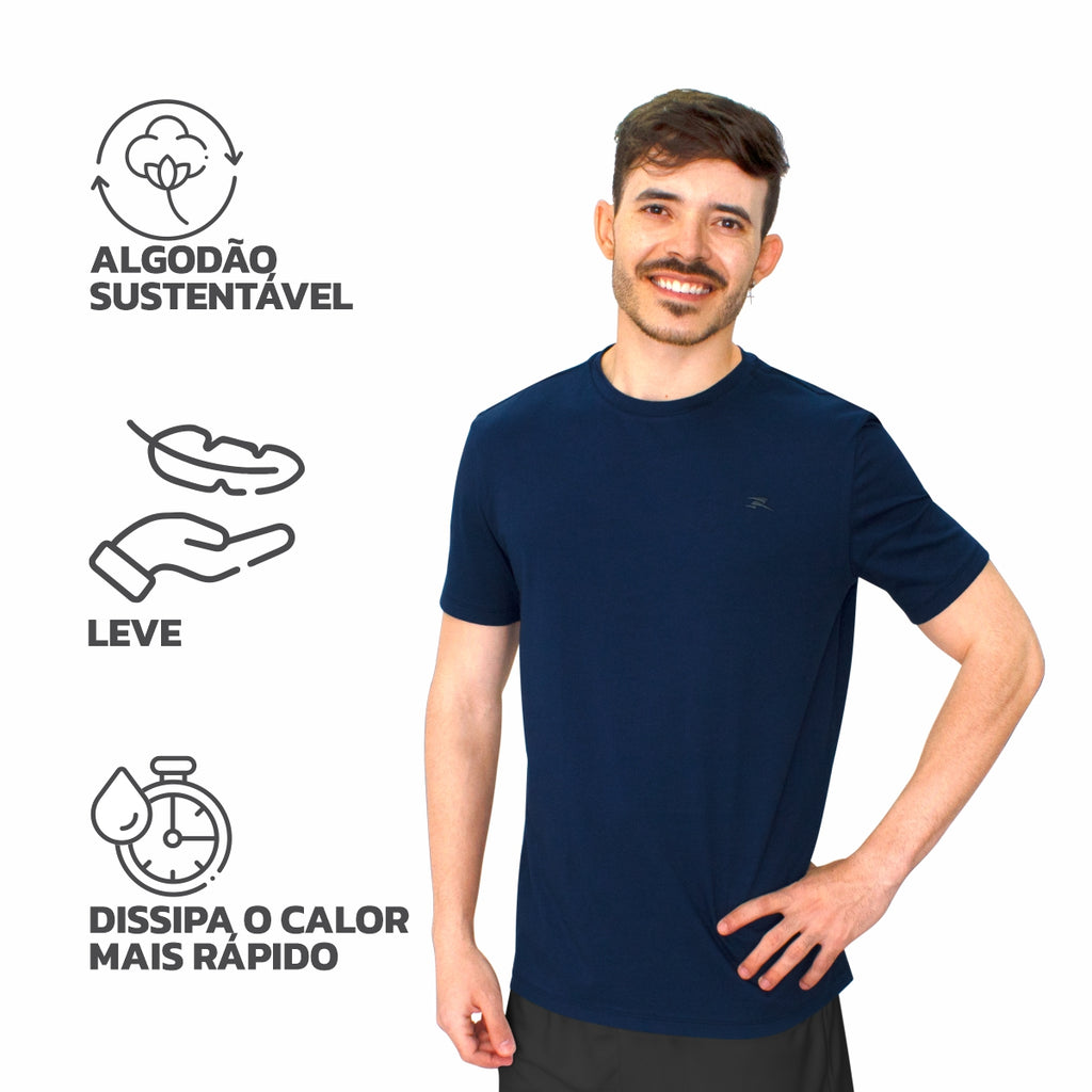 Camiseta Algodão Basic - Masculino - SS