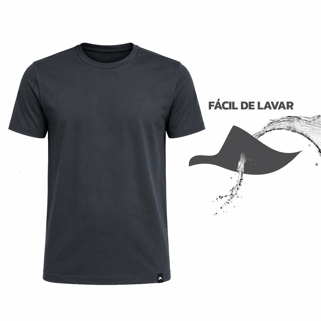 Camiseta Algodão Solid Manga Curta Muvin - Masculino