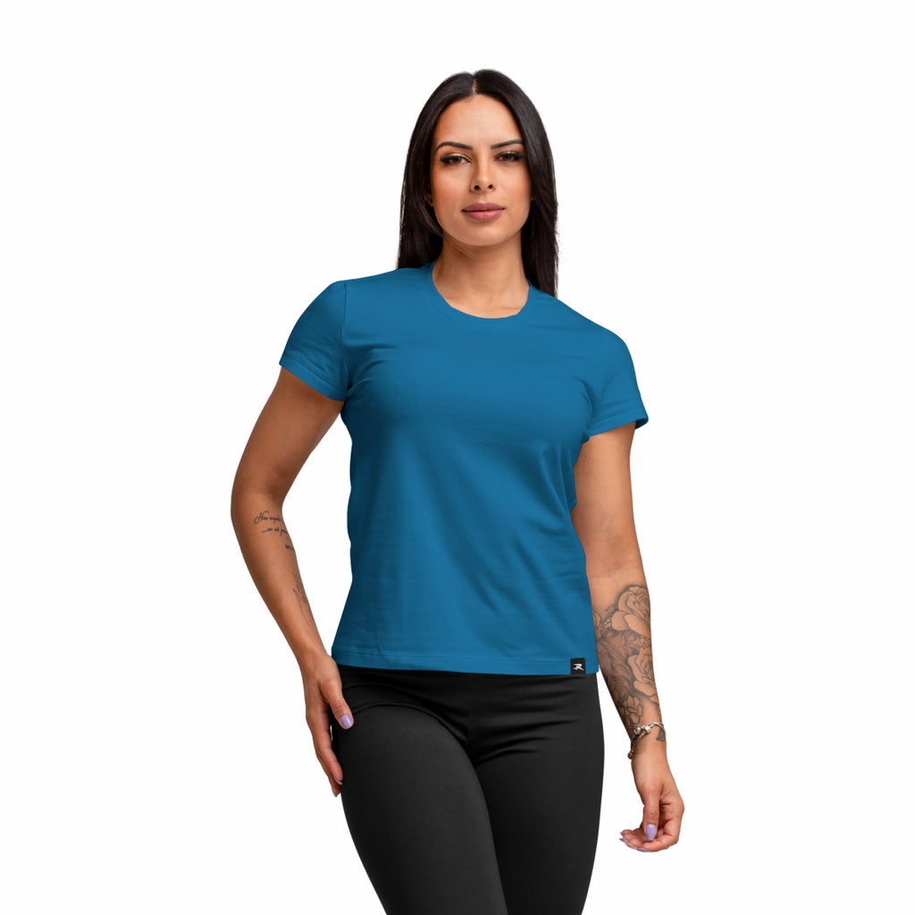 Camiseta Algodão Solid SS - Feminino