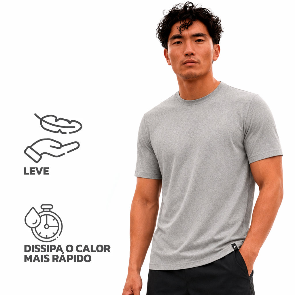 Camiseta Algodão Solid Manga Curta Muvin - Masculino