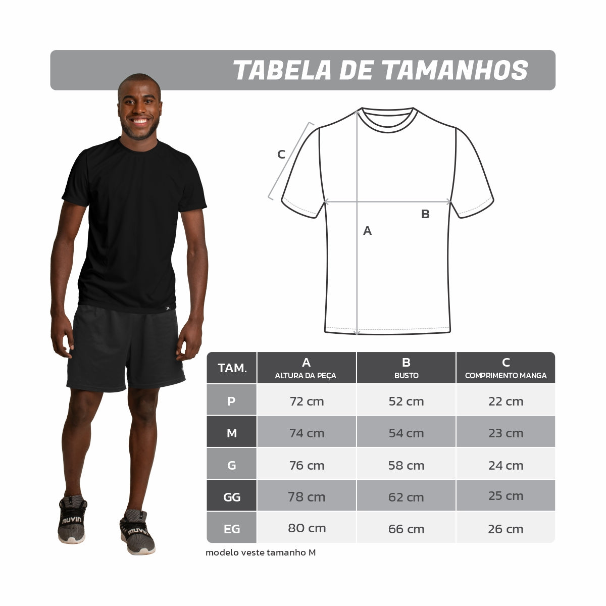 Camiseta Algodão Solid SS - Masculino