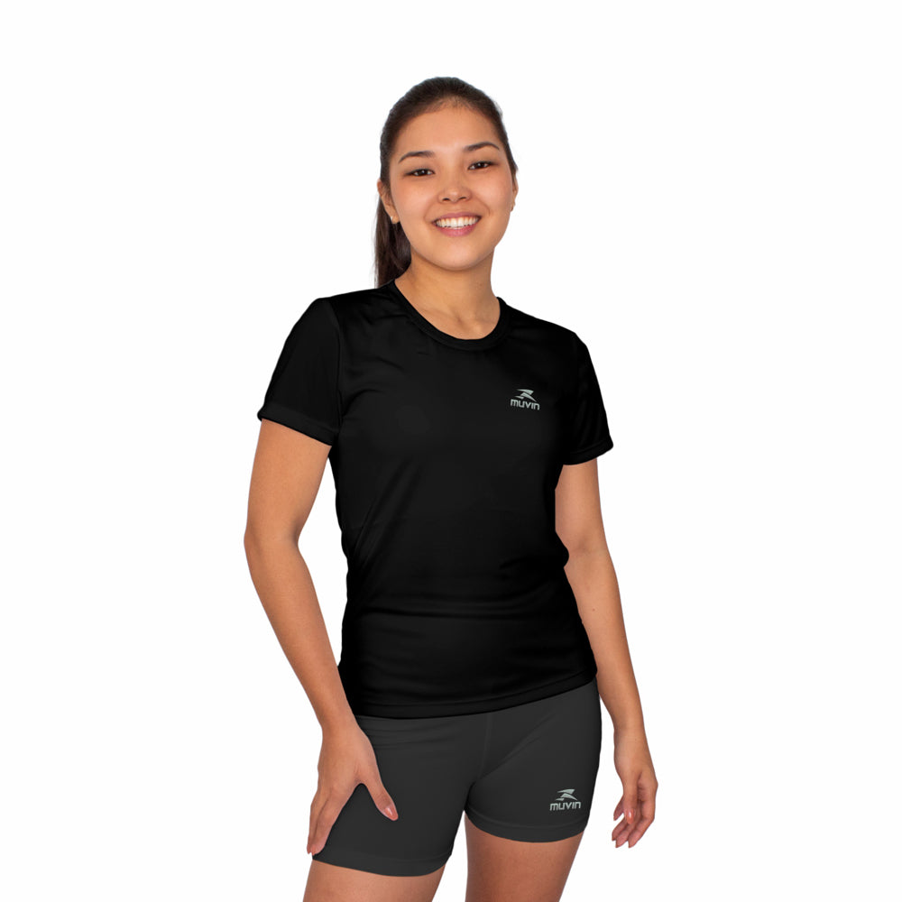 Kit 3 Camisetas Femininas Color Dry Workout SS Muvin