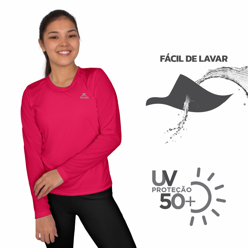 Camisa Manga Longa Dry Basic LS FPS50 - Feminino