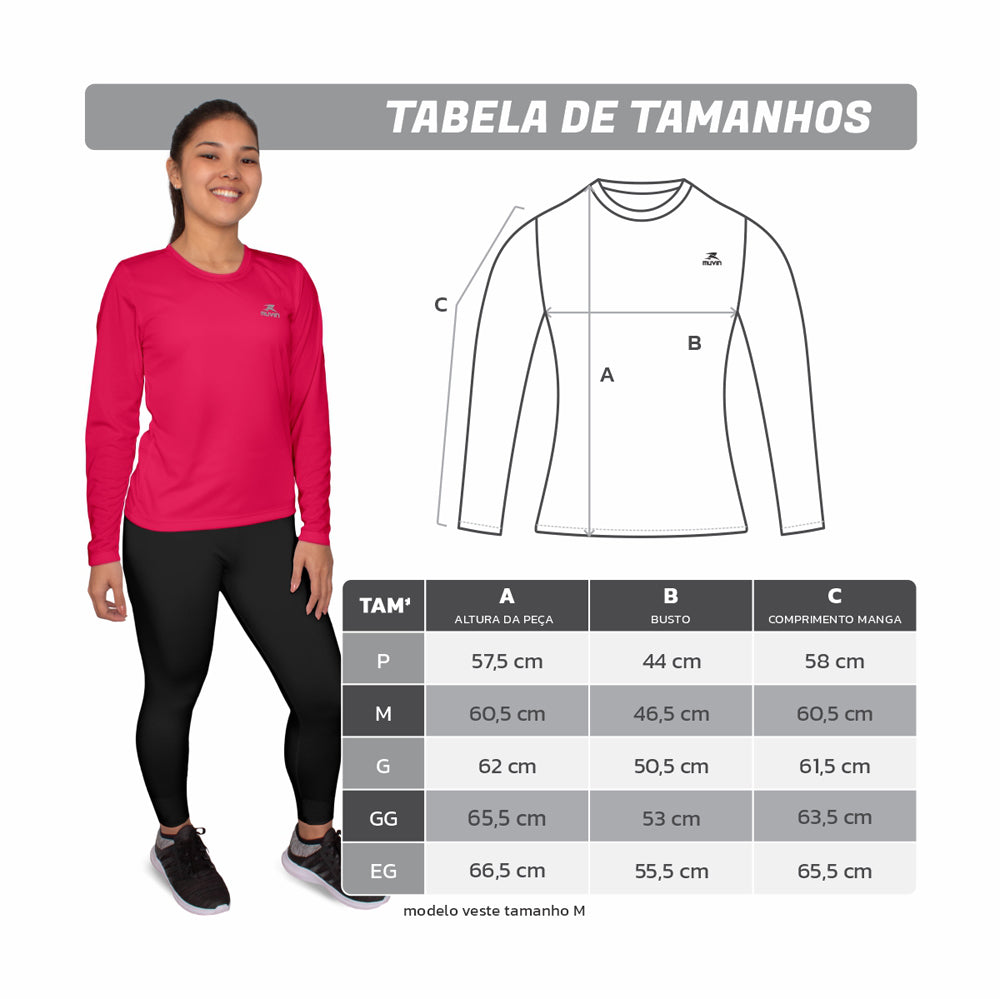 Camisa Manga Longa Dry Basic LS FPS50 - Feminino