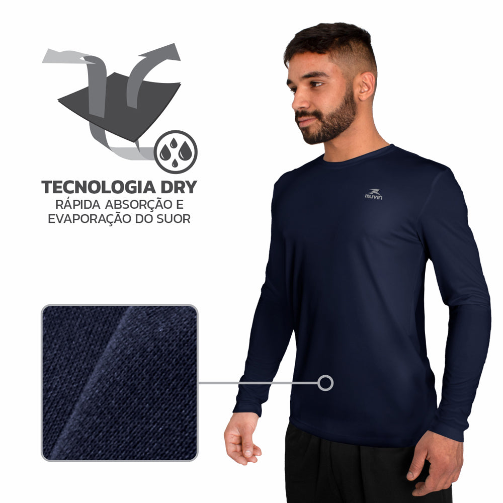 Camisa Manga Longa Dry Basic LS FPS50 - Masculino
