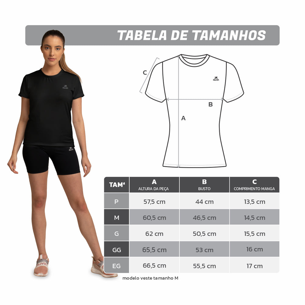 Camiseta Dry Basic SS FPS50 - Feminino