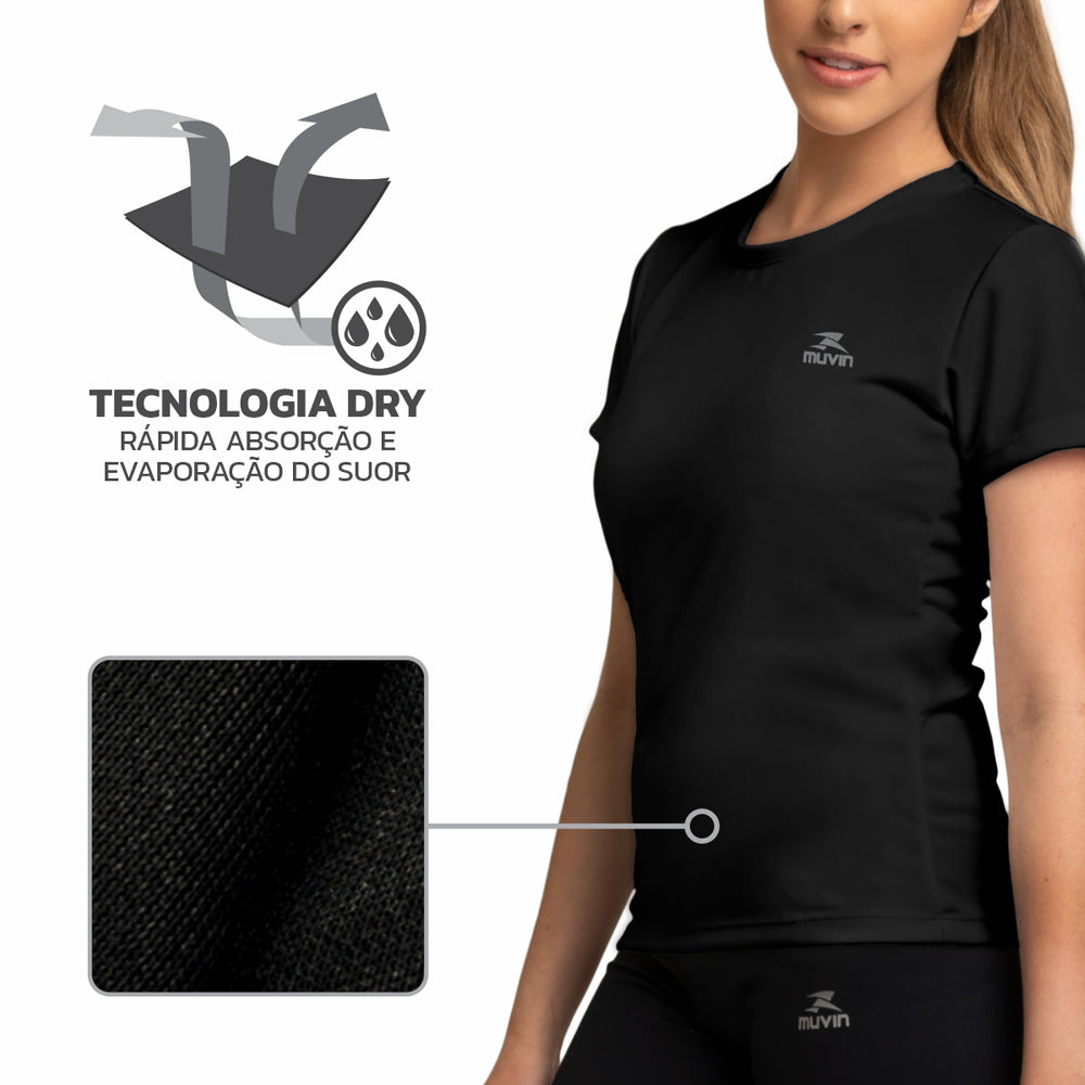 Camiseta Dry Basic SS FPS50 - Feminino