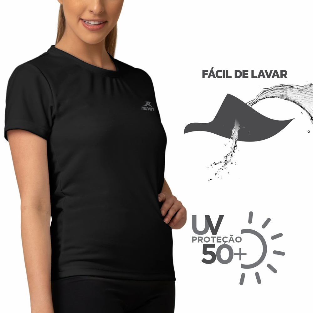 Camiseta Dry Basic SS FPS50 - Feminino