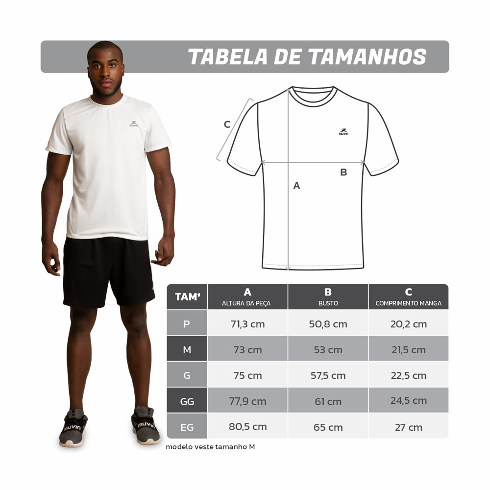 Camiseta Dry Basic SS FPS50 - Masculino