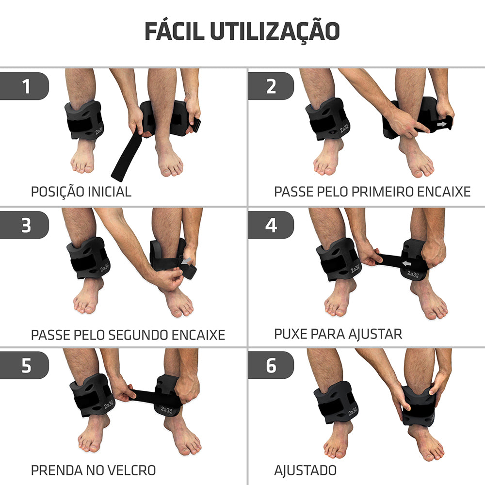 Kit Caneleira Hidroginástica - 1kg à 2kg + 2kg à 3kg