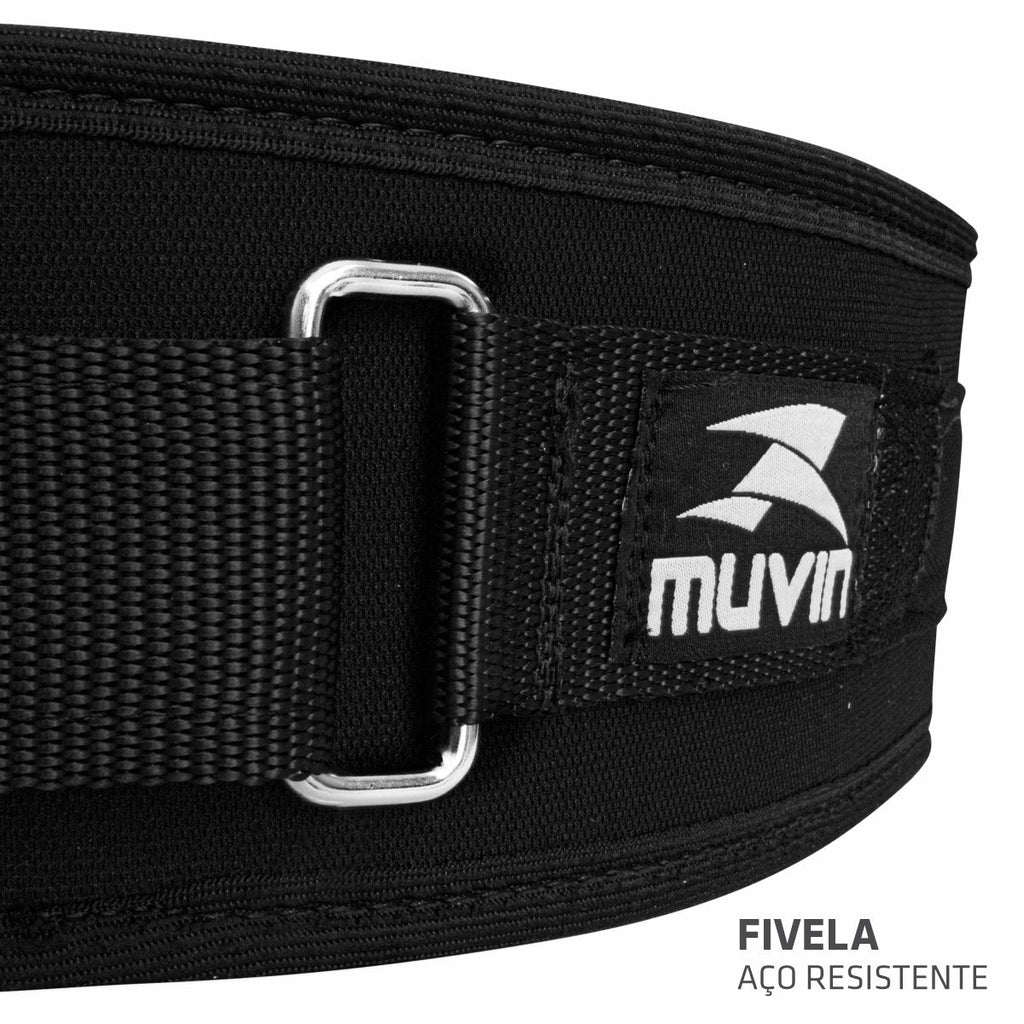 Kit Cinturão de Musculação + Munhequeira Elástica Longa para LPO