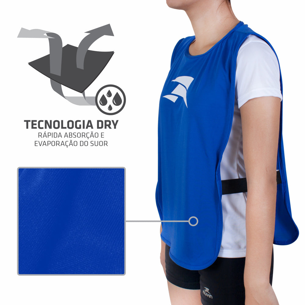 Colete para Treinamento Elite Infantil - Kit com 15