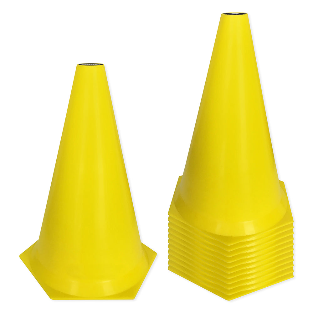 Cone de Marcação de Plástico - 24cm - Kit com 12