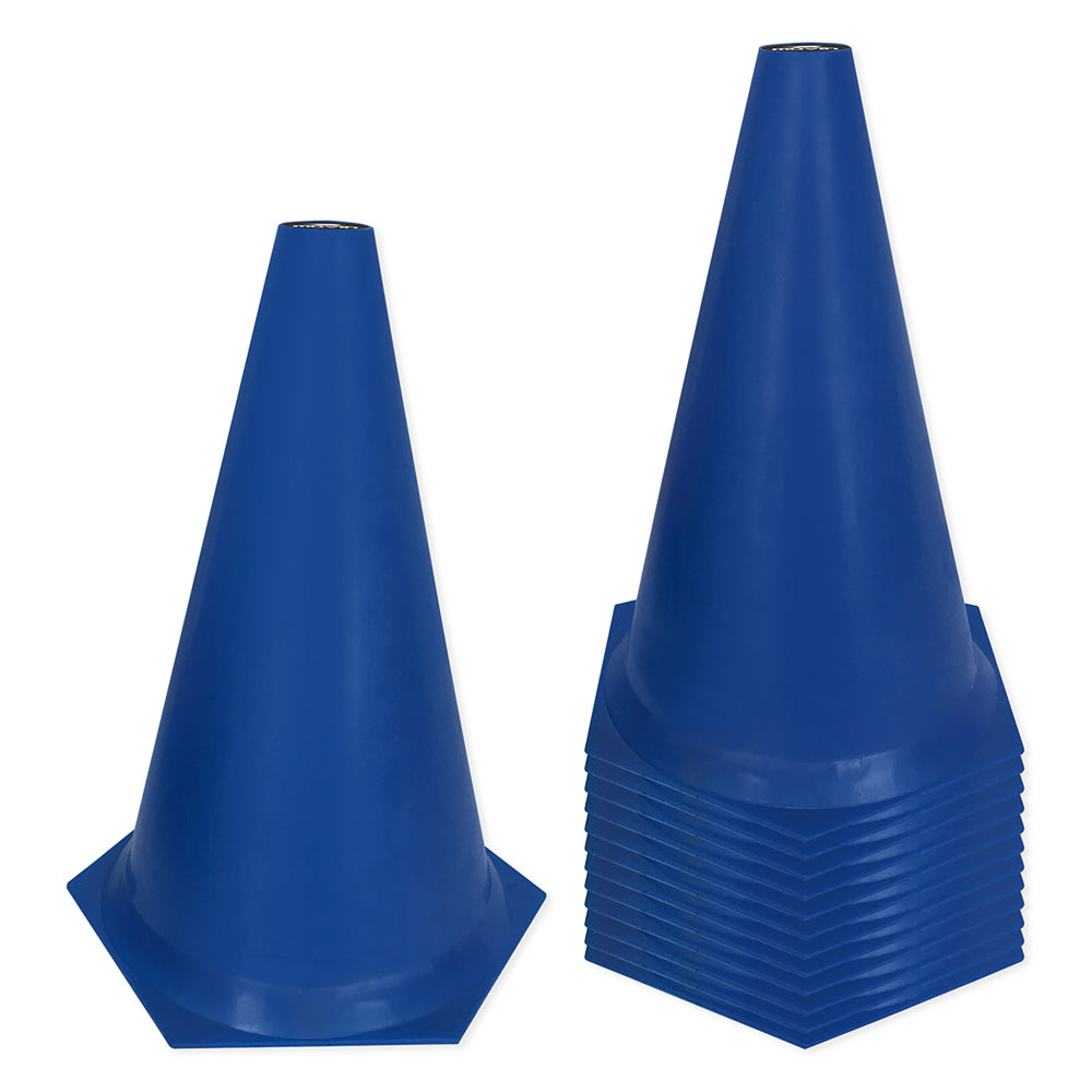 Cone de Marcação de Plástico - 24cm - Kit com 12