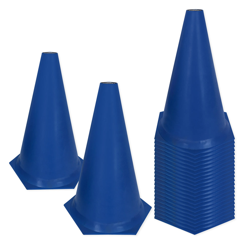 Cone de Marcação Muvin para Treinamento Esportivo - 24cm - Kit com 24