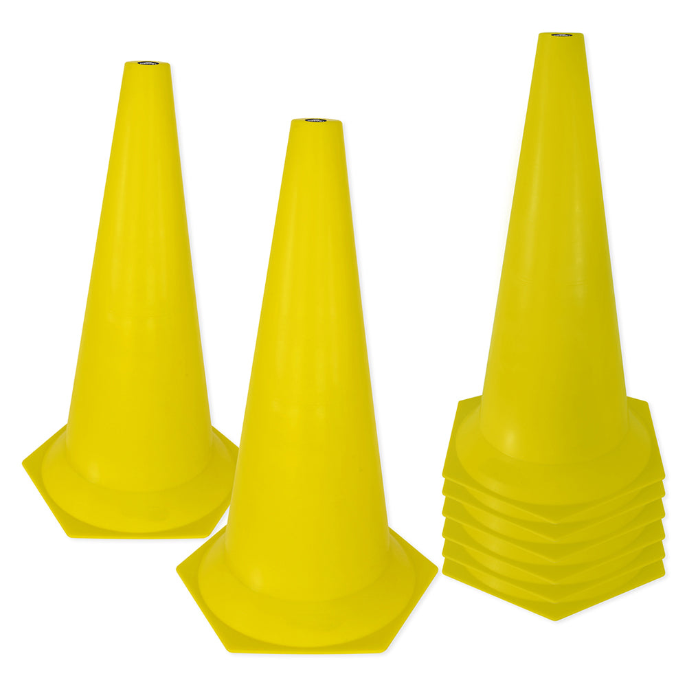 Cone de Marcação de Plástico - 50cm - Kit com 8