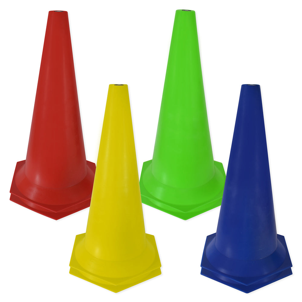 Cone de Marcação de Plástico - 50cm - Kit com 8