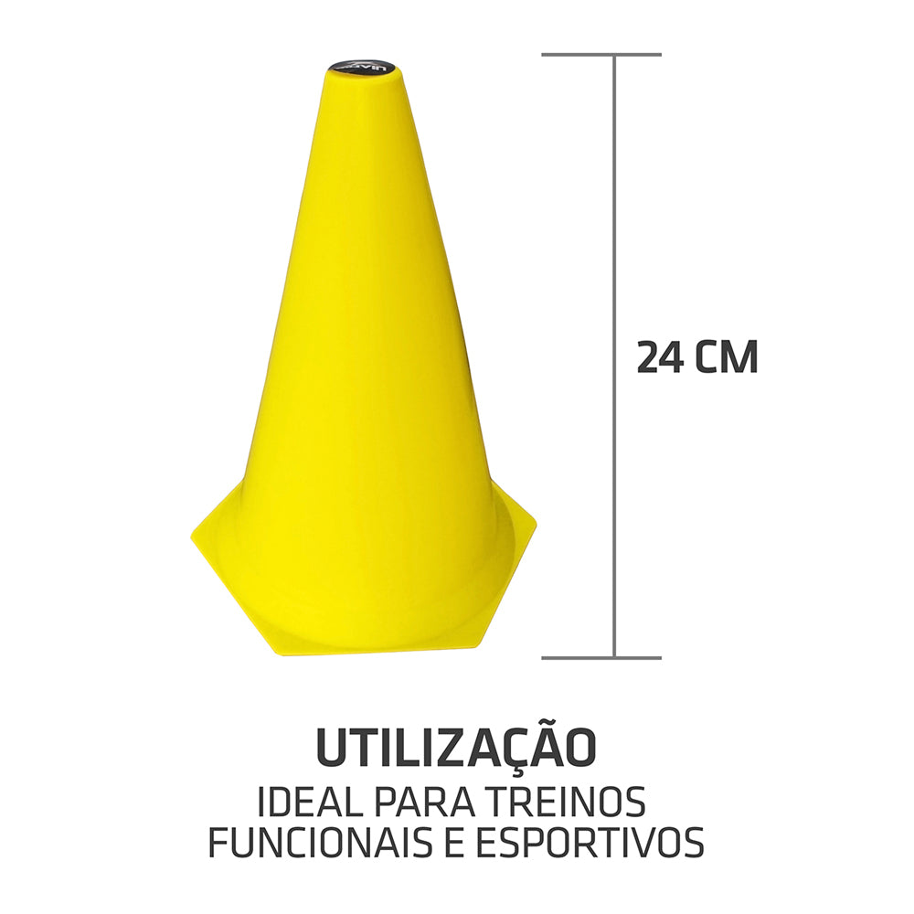 Cone de Marcação de Plástico - 24cm