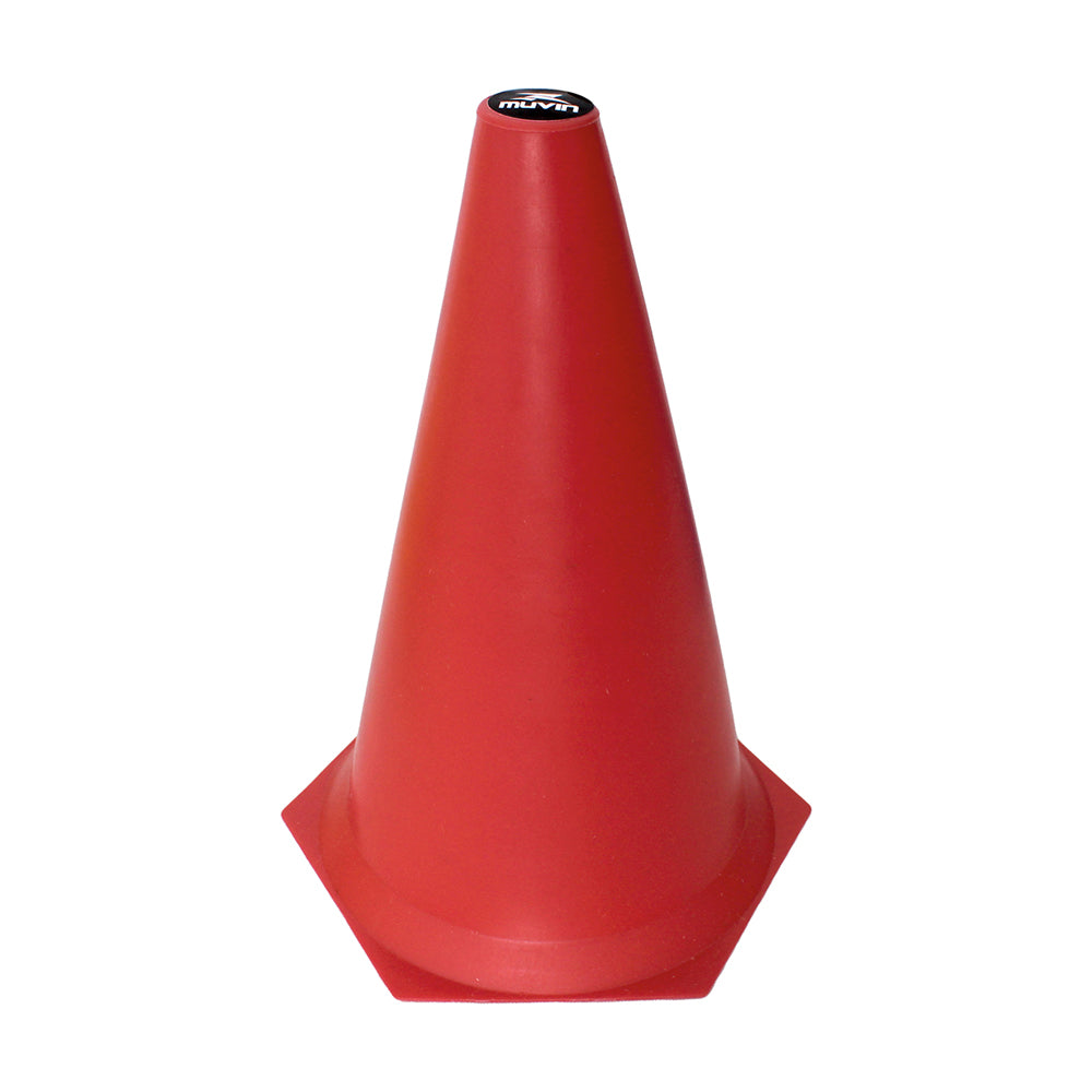 Cone de Marcação Muvin para Treinamento Esportivo - 24cm - Kit com 24