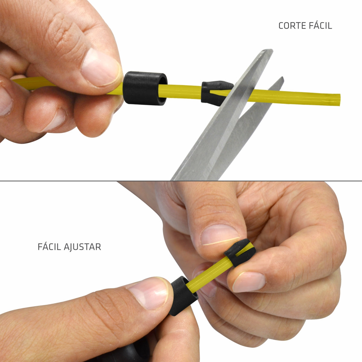 Kit Caneleira de Peso 2kg + Corda de Pular + Kit Mini Band 3 Tensões