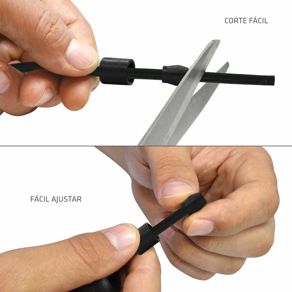 Kit Corda de Pular + Roda de Exercícios Abdominais + Kit Mini Band 3 Tensões