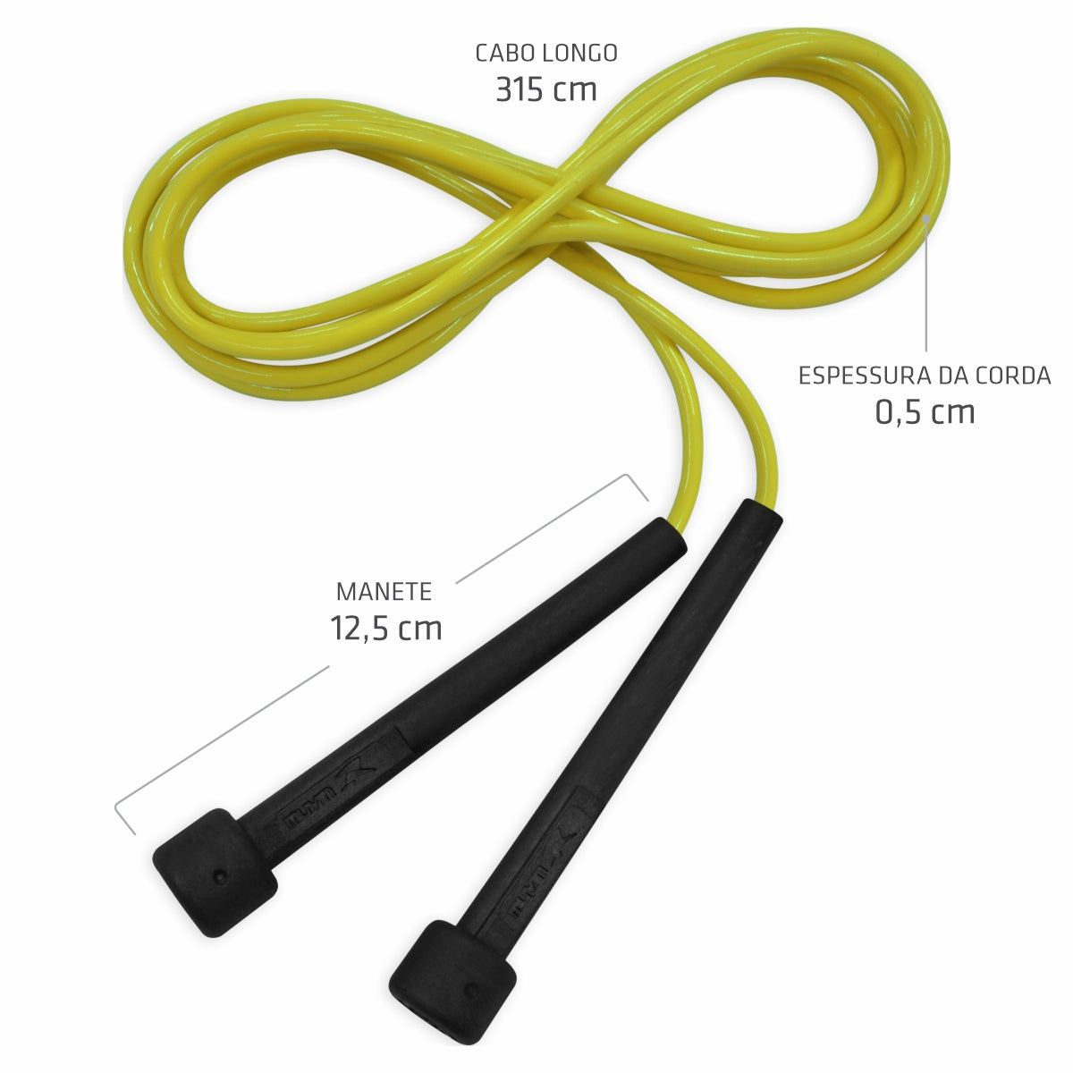 Kit Caneleira de Peso 2kg + Corda de Pular + Kit Mini Band 3 Tensões