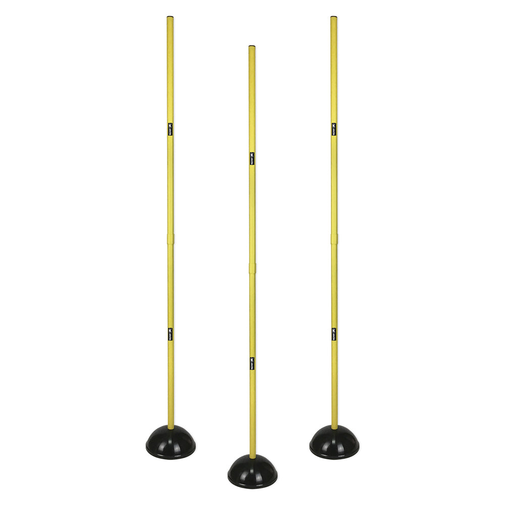 Estaca de Agilidade - Kit com 3 - Preto/Amarelo