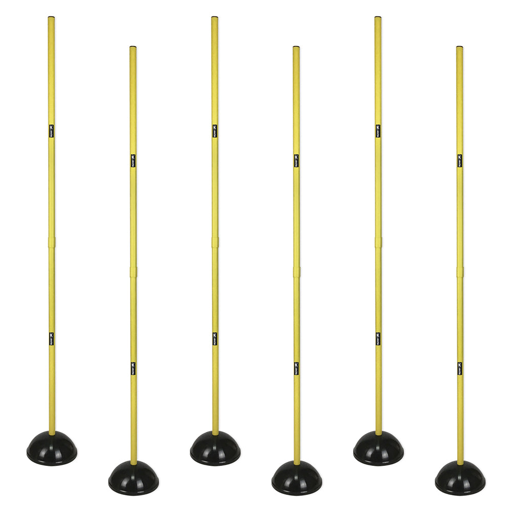 Estaca de Agilidade - Kit com 6 - Preto/Amarelo