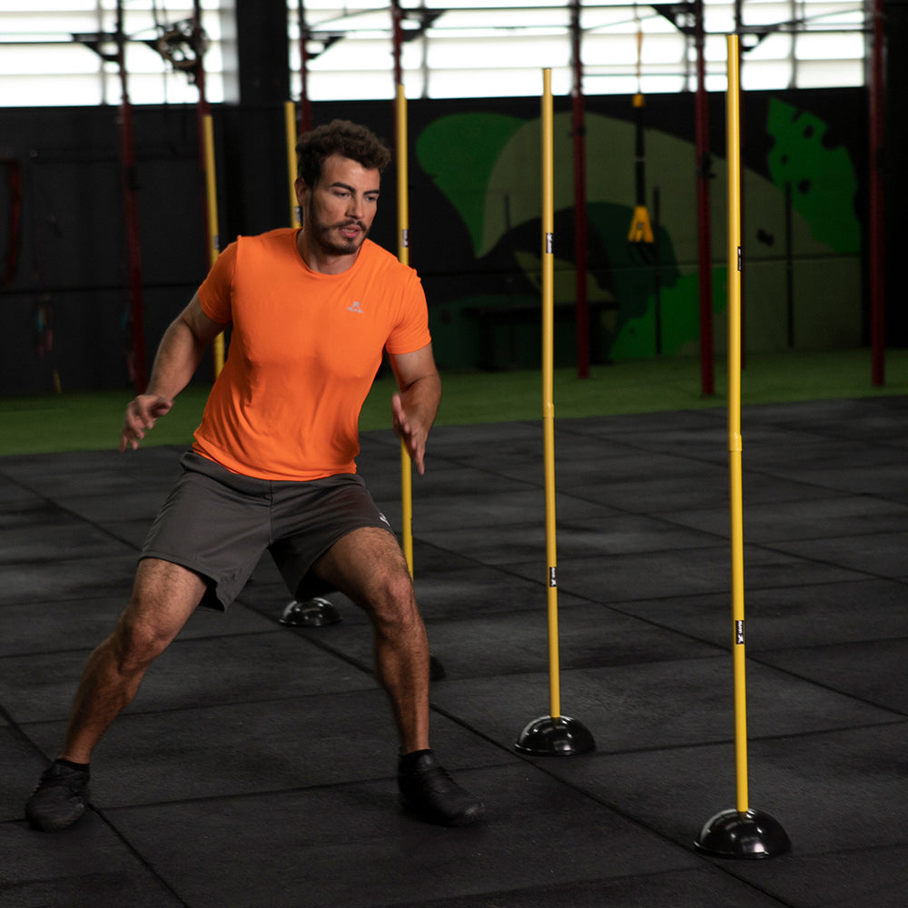 Estaca de Agilidade - Kit com 3 - Preto/Amarelo