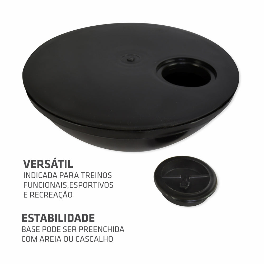 Estaca de Agilidade - Kit com 6 - Preto/Amarelo