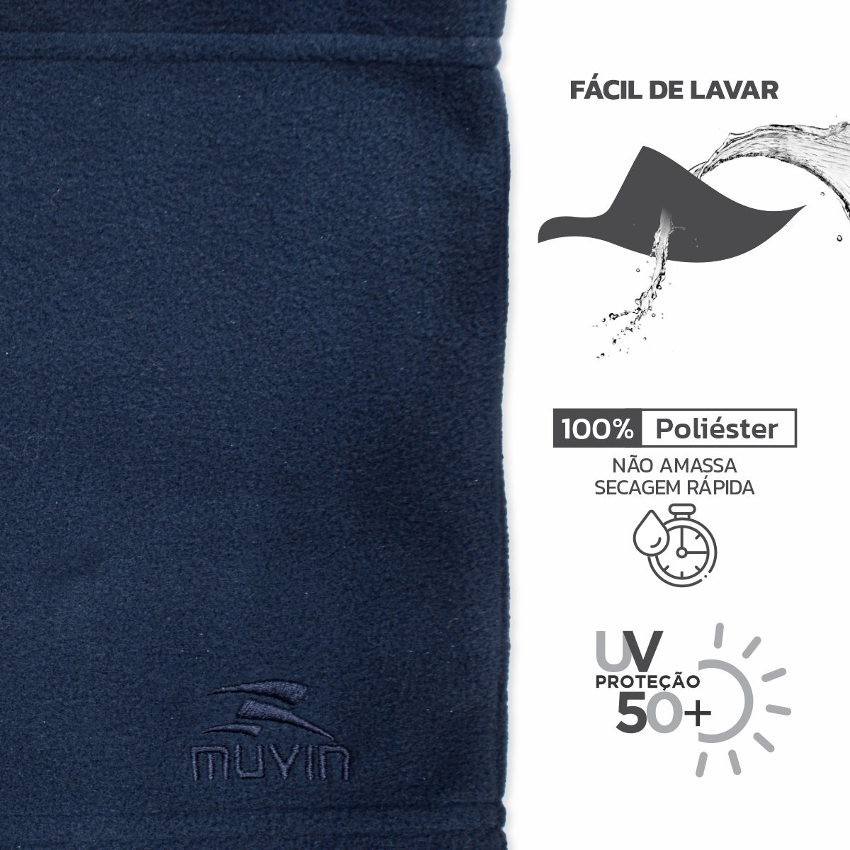 Faixa de Pescoço Fleece FPS UV50+