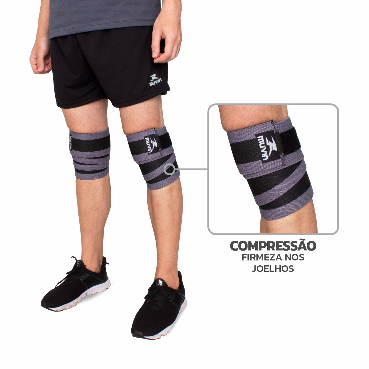 Faixa Elástica de Joelho para LPO - 150cm