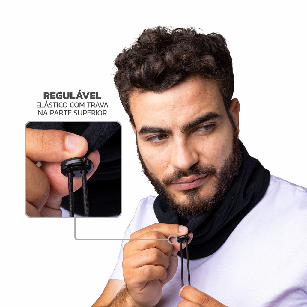 Gorro Faixa Fleece Multiuso 3 em 1 FPS UV50+