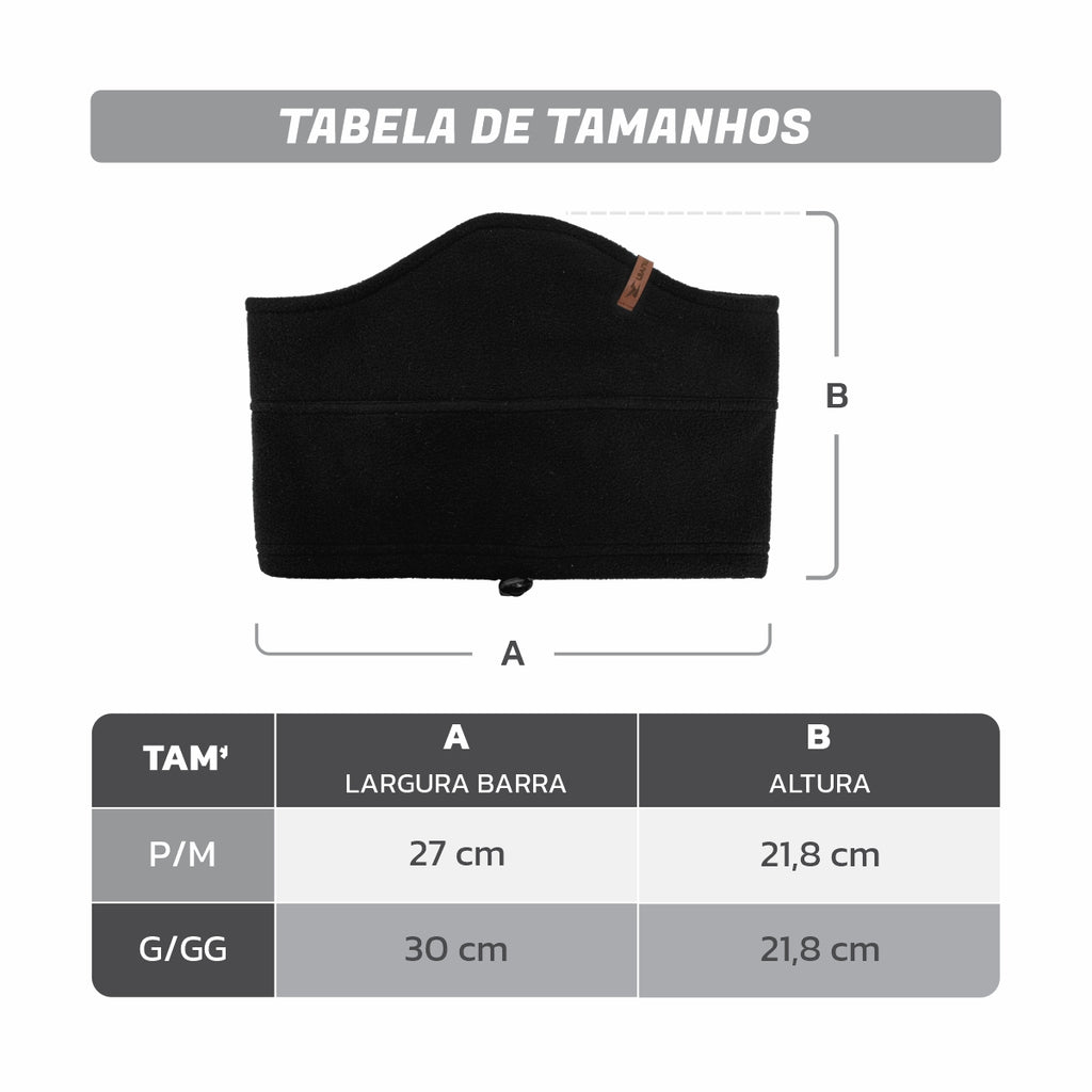 Gorro Faixa Fleece Multiuso 3 em 1 FPS UV50+