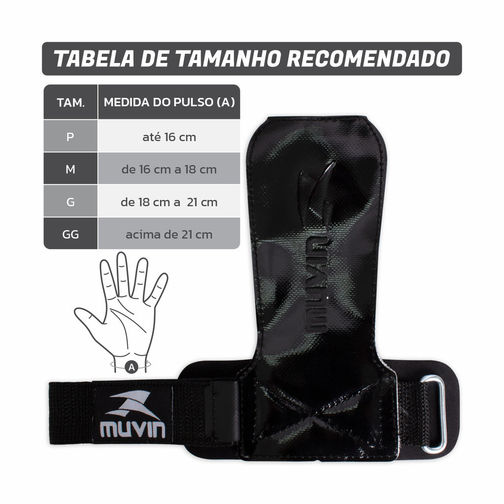 Kit Cinturão de Musculação + Luva Hand Grip para Crossfit Power