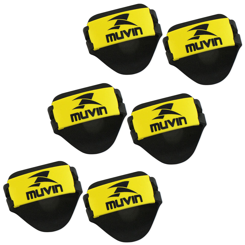 Kit 3 Pares de Luvas de Musculação em EVA Muvin Basics