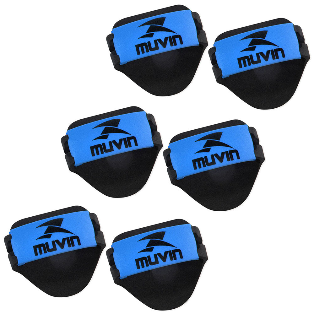 Kit 3 Pares de Luvas de Musculação em EVA Muvin Basics