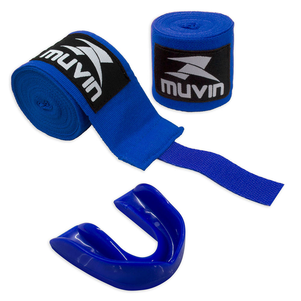 Kit Bandagem Elástica 3m + Protetor Bucal Muvin