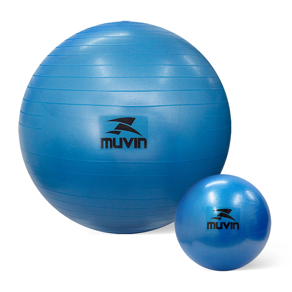Kit Bola de Pilates 65cm + Overball 25cm
