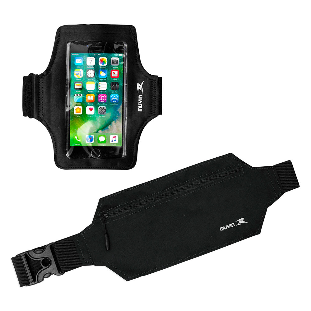 Kit Pochete + Braçadeira Porta Celular