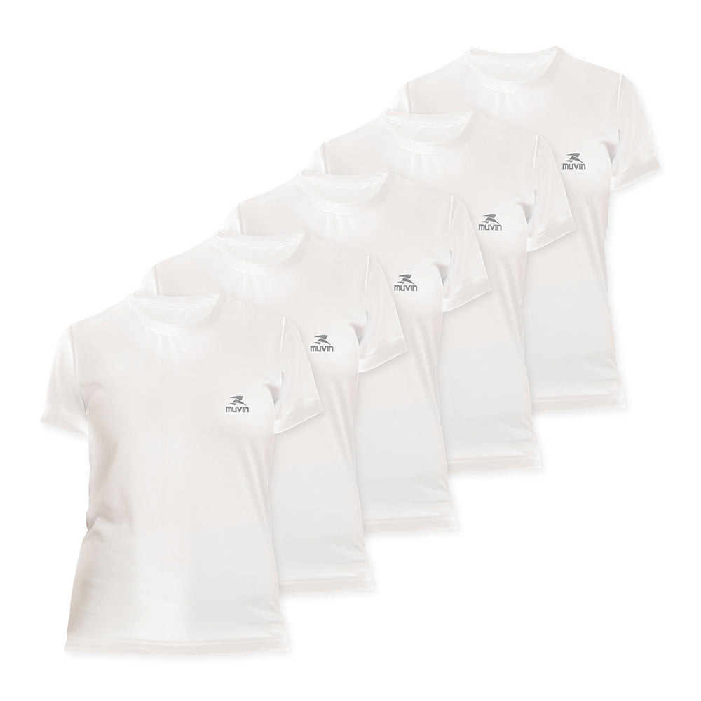 Camiseta Dry Basic SS FPS50 - Feminino - Kit com 5