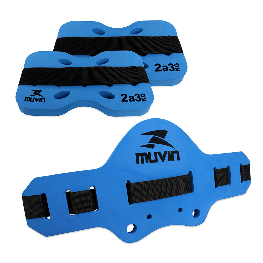 Kit Caneleira Hidroginástica - 2kg à 3kg + Cinto Flutuante