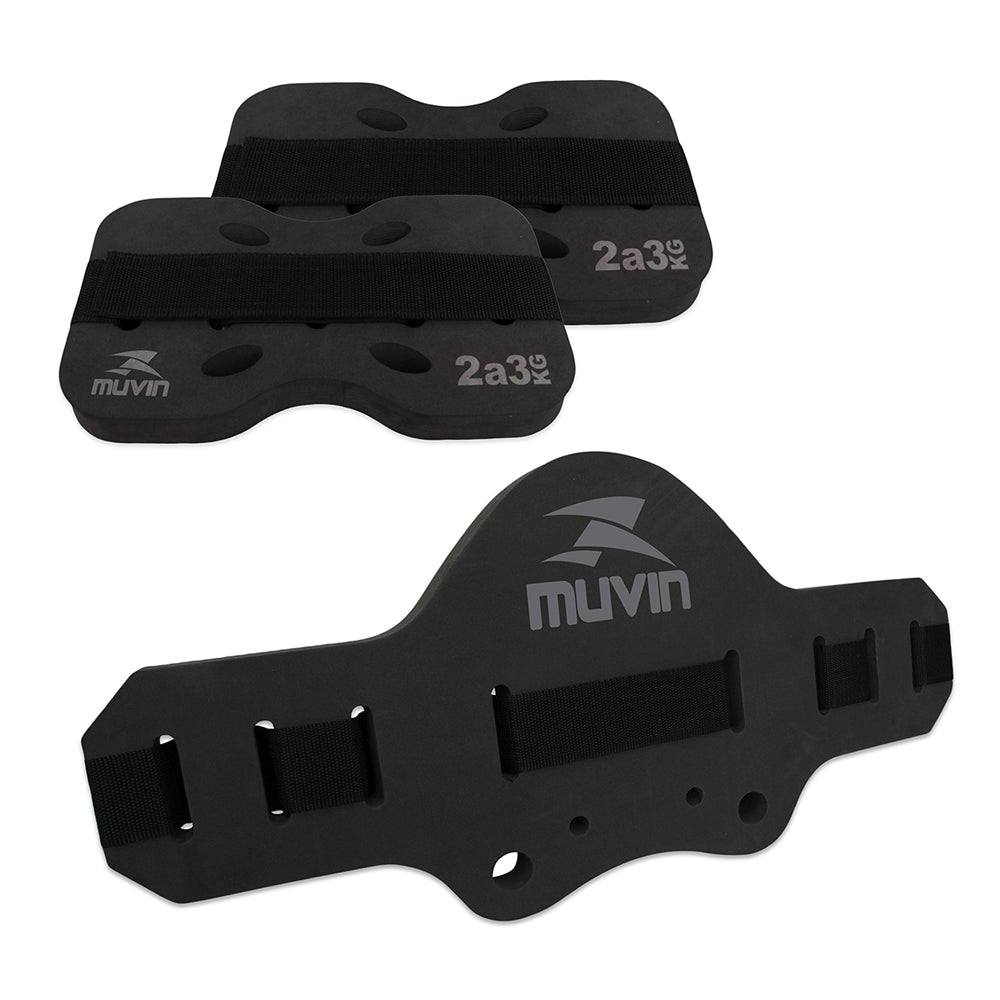 Kit Caneleira Hidroginástica - 2kg à 3kg + Cinto Flutuante