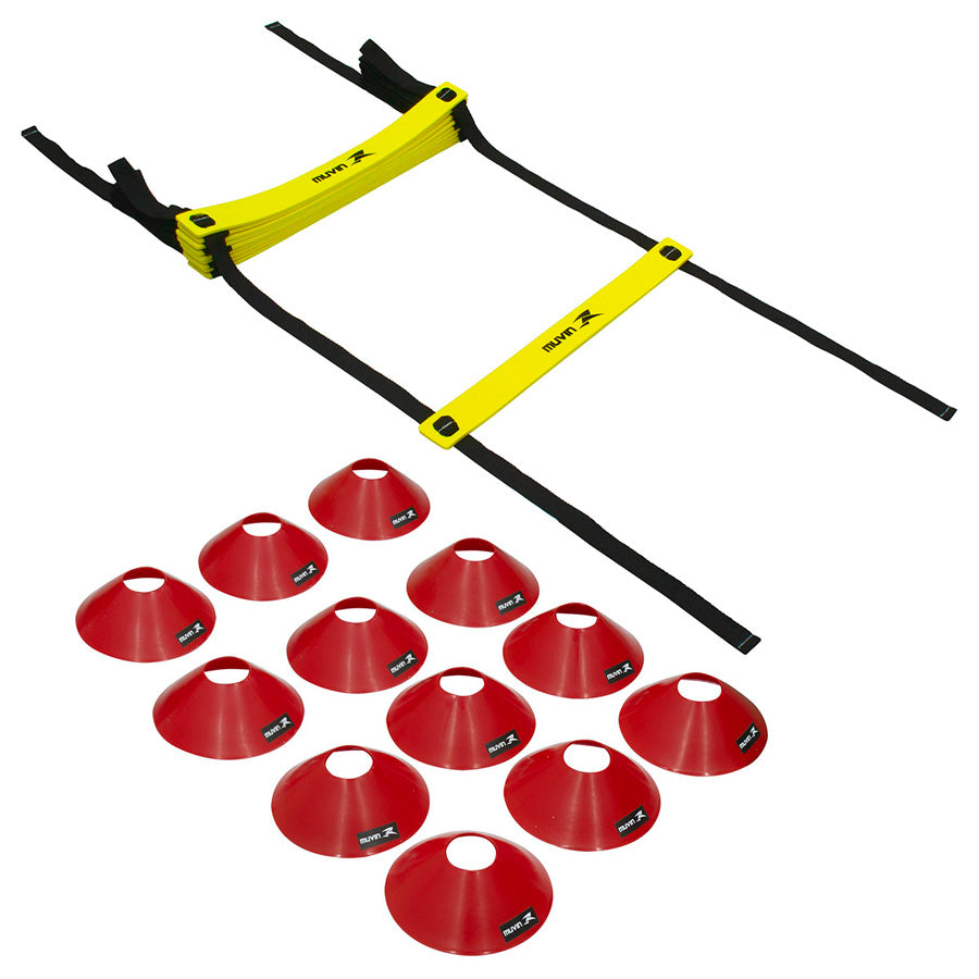 Kit Escada de agilidade de EVA + Half Cone de Marcação de Plástico