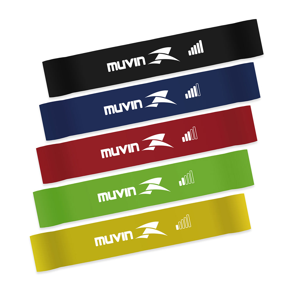 Kit Faixa Elástica Mini Band - 5 Tensões