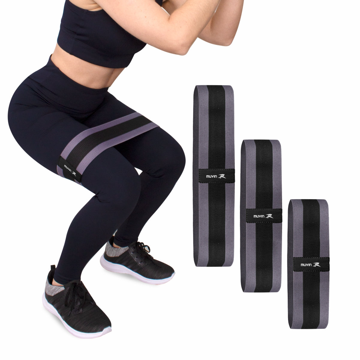 Hip Band - Kit com três elásticos de tensões diferentes