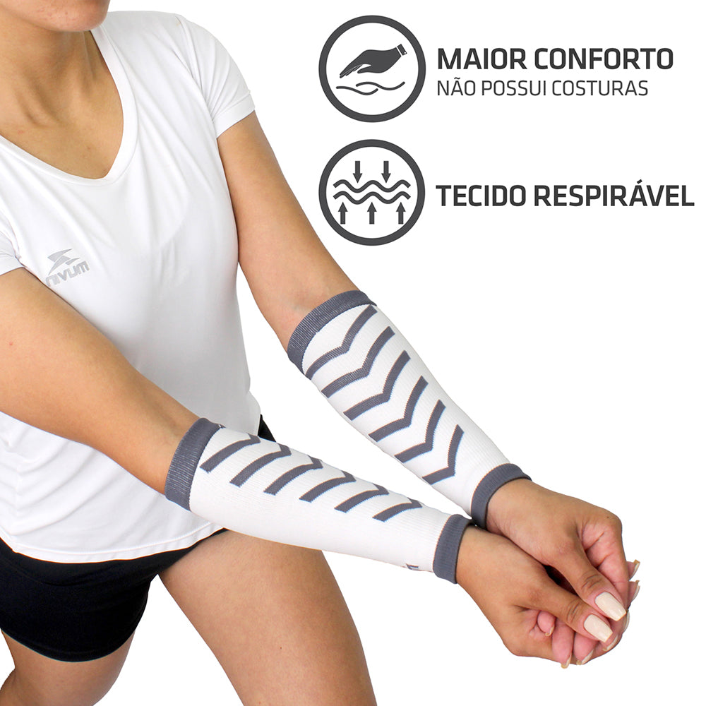 Kit 2 Pares Manguito Curto Voleibol Arrow Muvin