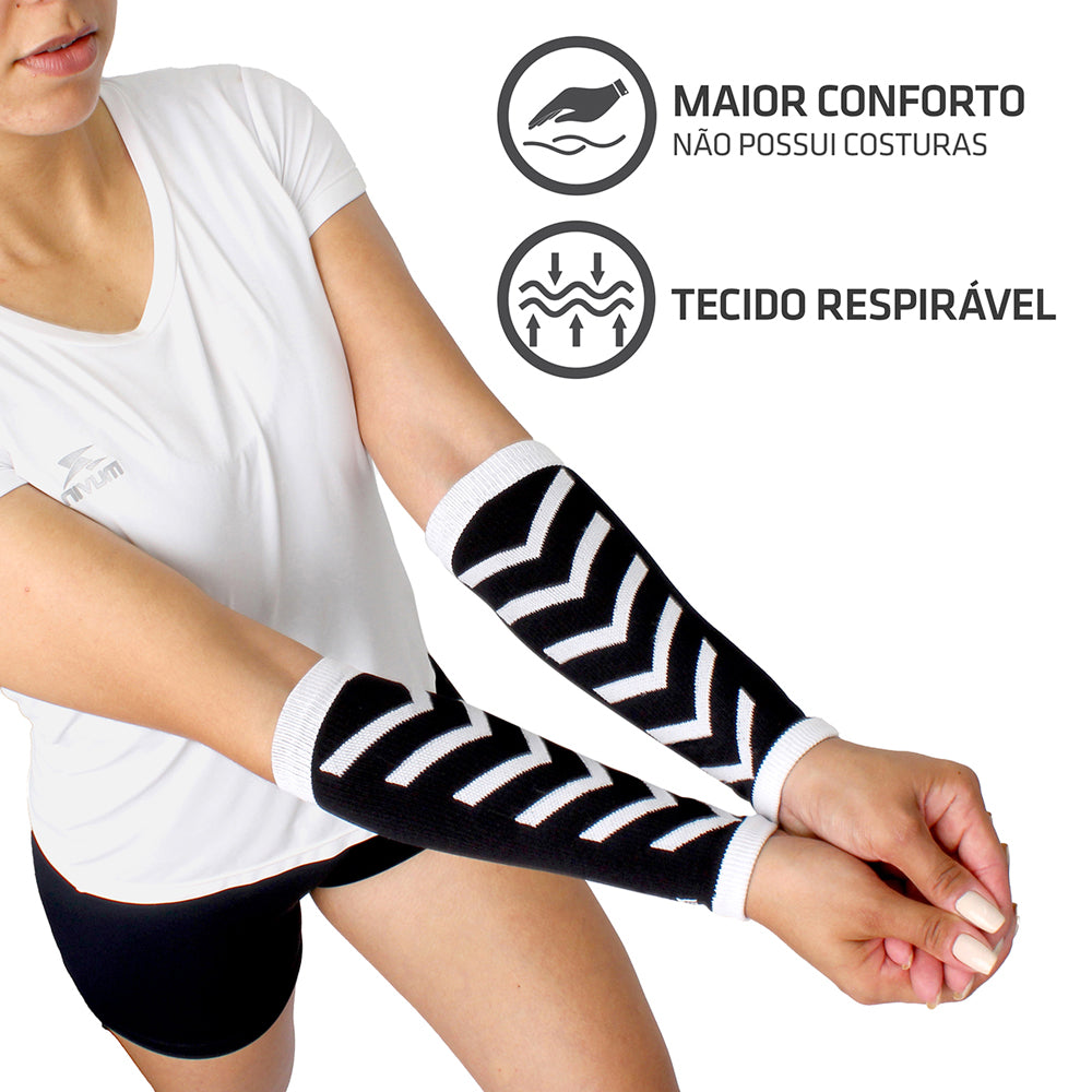 Manguito Curto Voleibol Arrow - Kit com 3