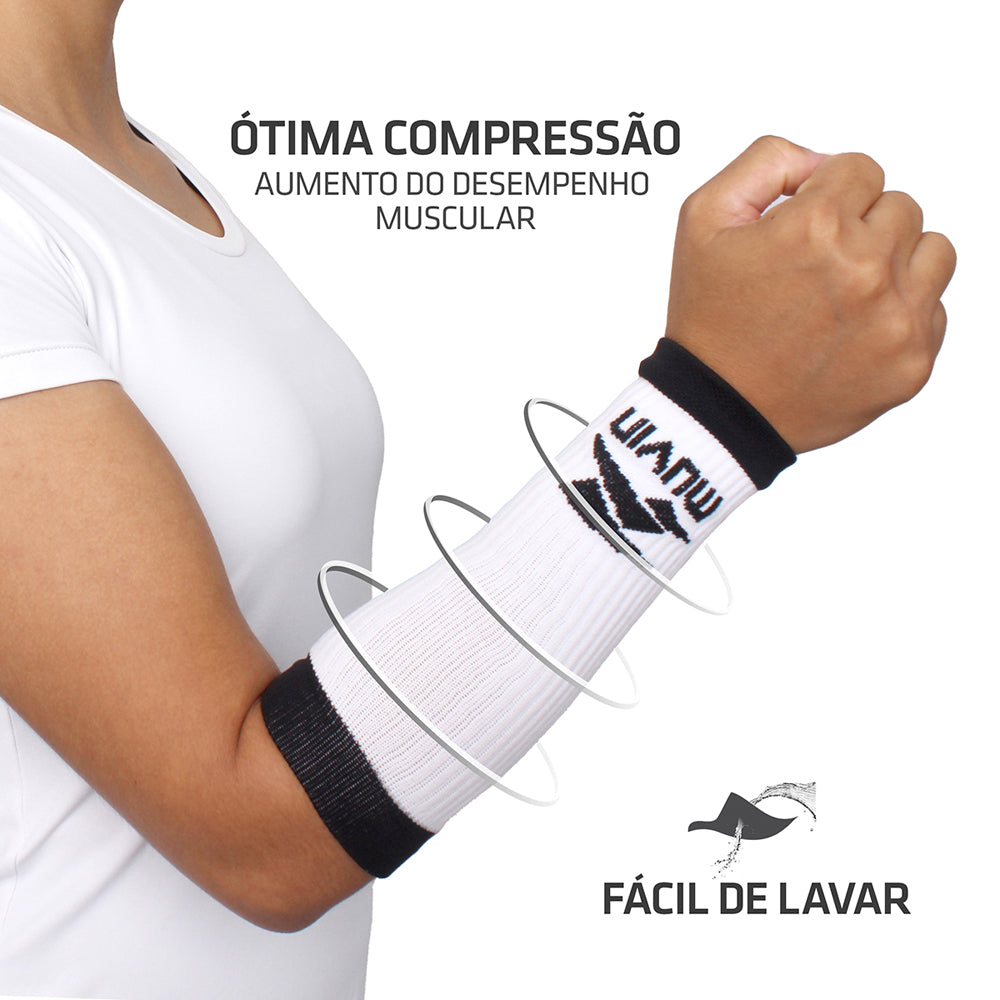 Kit 2 Pares Manguito Curto Voleibol Elite Muvin