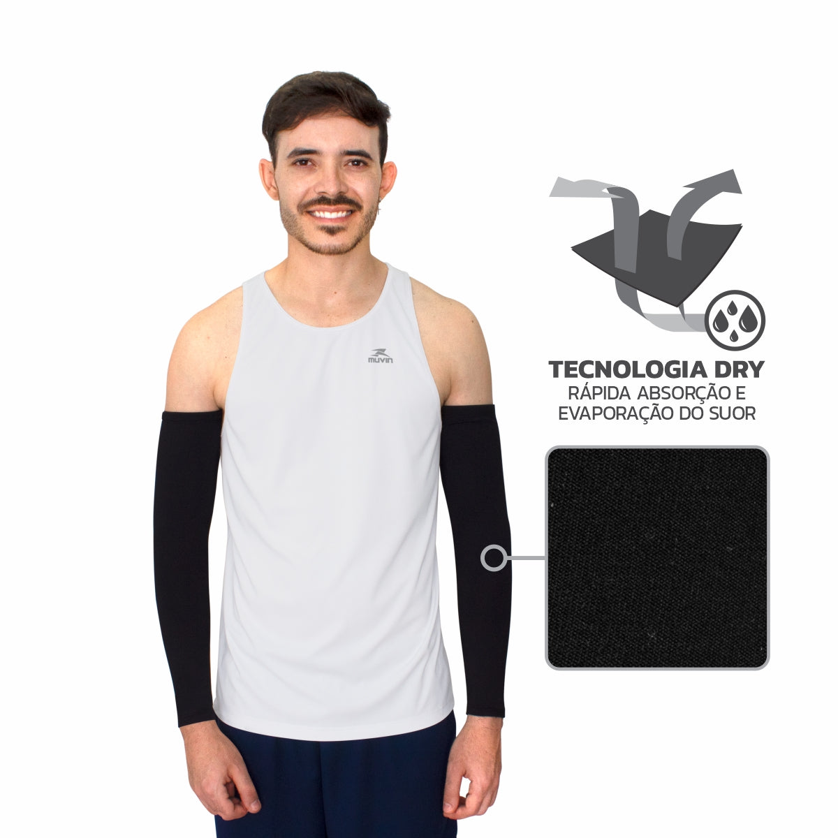 Manguito Longo Elástico Basic FPS UV50+